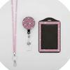 Retractable Lanyard Shiny Finish Badge Reel Bling ID Holder Keychain  Hospital Setting