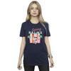 Disney Womens/Ladies Minnie Mouse Spring Palms Cotton Boyfriend T-Shirt