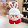 Kirby Plush Doll Keychain Stuffed Animal Adorable Gift Car Decoration Accessory