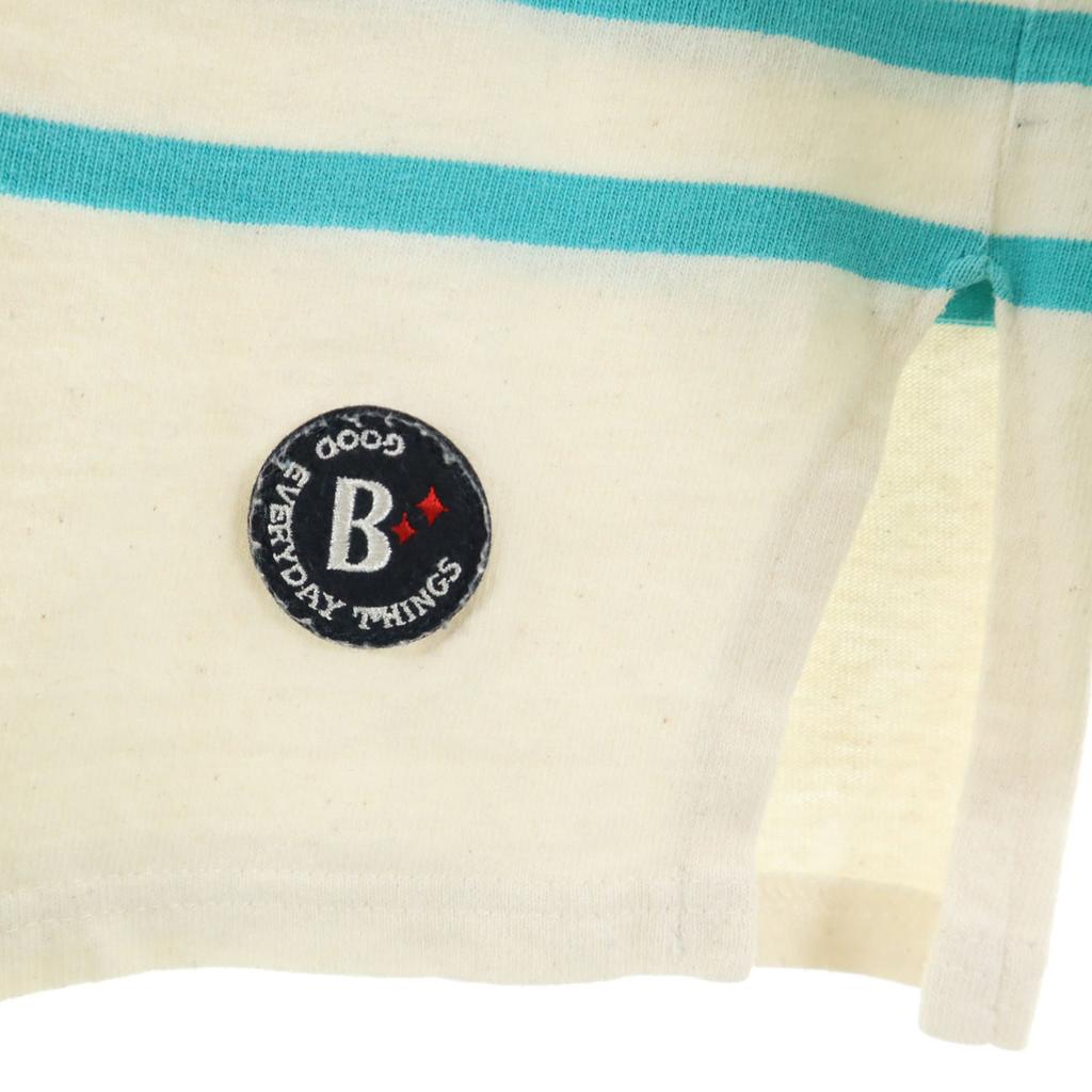 SAINT JAMES Made In France Border Pattern Long Sleeve Boat Neck Basque Shirt Women Used