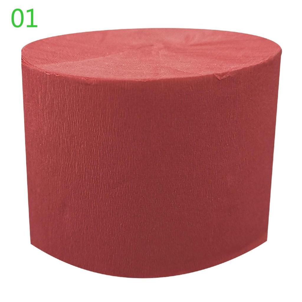 4.5cmX25m Wrinkled Colour Paper for Wedding Birthday Party Holiday Shower Decoration DIY Flower Materials.