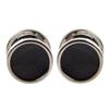 Hugo Mens Polished Round Formal Cufflinks