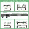 Dish Drying Rack,Telescopic Extension Tableware Storage Rack Above The Sink,No Need To Punch Holes,Suitable for Kitchen Supplies