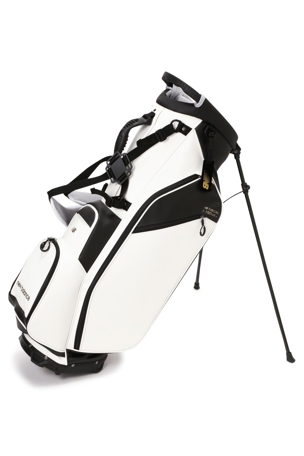 

[New Balance] Golf continuing standard product caddy bag 9.0 type (46 inch compatible, number of partitions 6, 3.0 kg) CB 012-3980003 030White