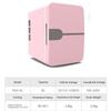 6L Car Mini Fridge Beauty Cosmetics Mask Makeup Skincare Refrigerator DC 12V / AC 220V Heated Cooling Dormitory Refrigerator