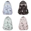 Jugendrucksack mit Sanrio Kuromi Süßes Schleifenmuster für den Campus
