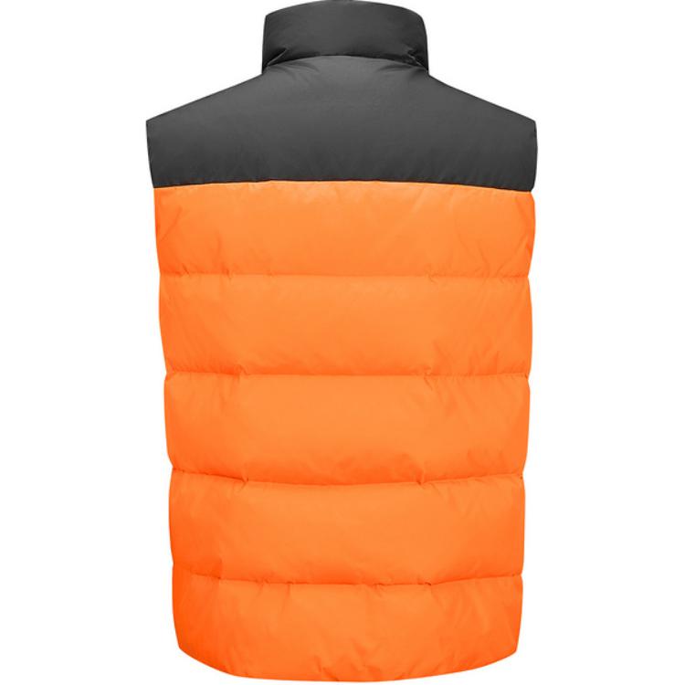 Skechers Outdoor Series Comfortable Stand Collar Warm Fashion Vest Men Vests Sweet-Pepper-Orange L424M006-04L6