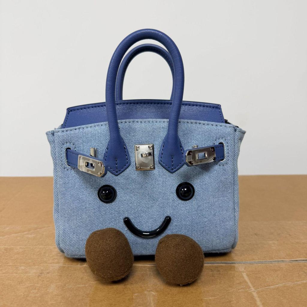 Jllycat Cute Fluffy Platinum Doll Crossbody Elf Handbag
