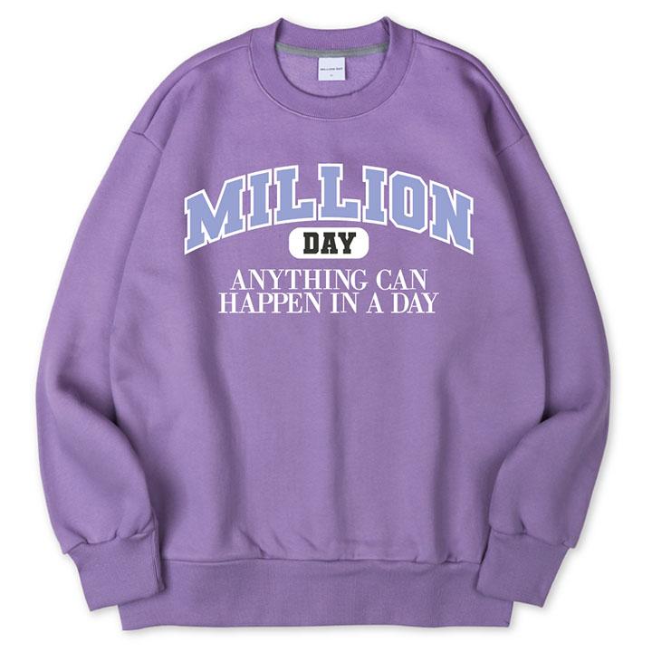 MILLION DAY Million Campus Sweatshirt