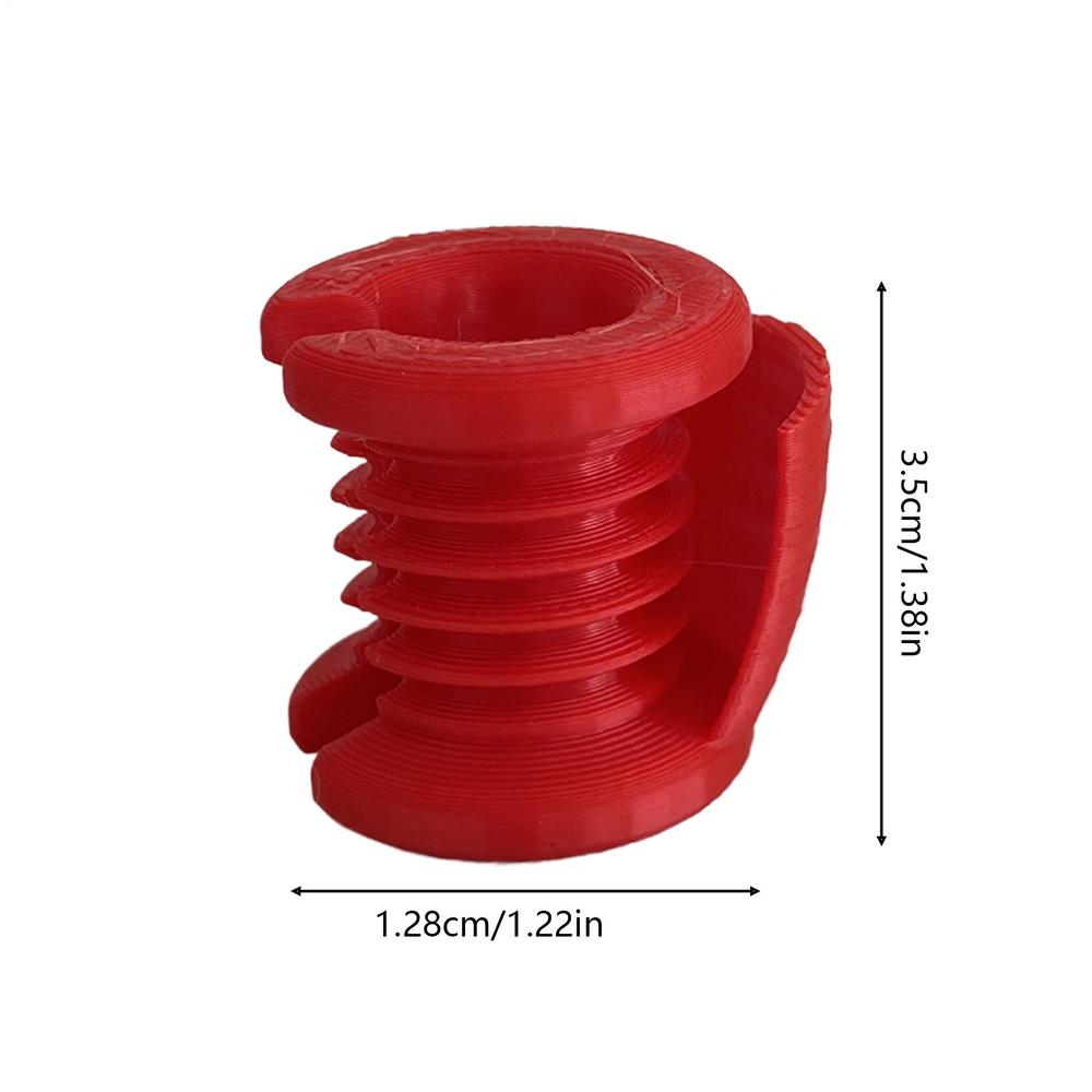 Crochet Finger Protectors Knitting Crafts Finger Yarn Guide Tool Crochet Tension Ring 3D Printing Yarn Guide Ring For Knitting красный