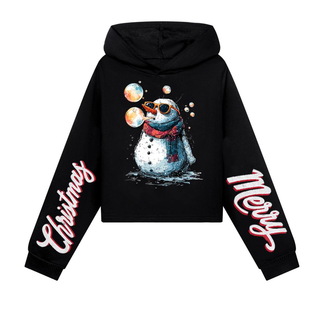 Kids Casual Fashion American Flag Printed Long Sleeve Hooded Sweatshirt