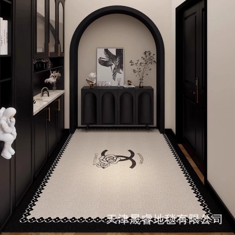 Modern Minimalist Entrance Door Mat Hallway Non-Slip Thick Floor Rug Easy Clean Nordic Style Multiple Sizes Colors