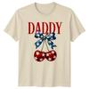 Daddy Cherries Stars Father Family Unisexs Unisexs Graphic Tee