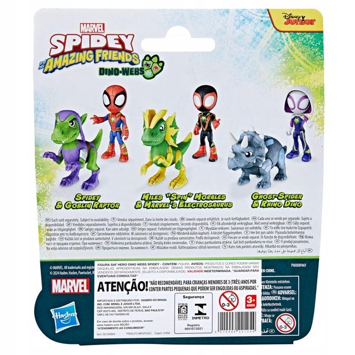 Spider-Man Spidey Dino-Webs Zestaw Figurek Spidey I Goblin Raptor Hasbro