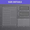 Acrylic Magnetic Dry Erase Memo Board for Refrigerators