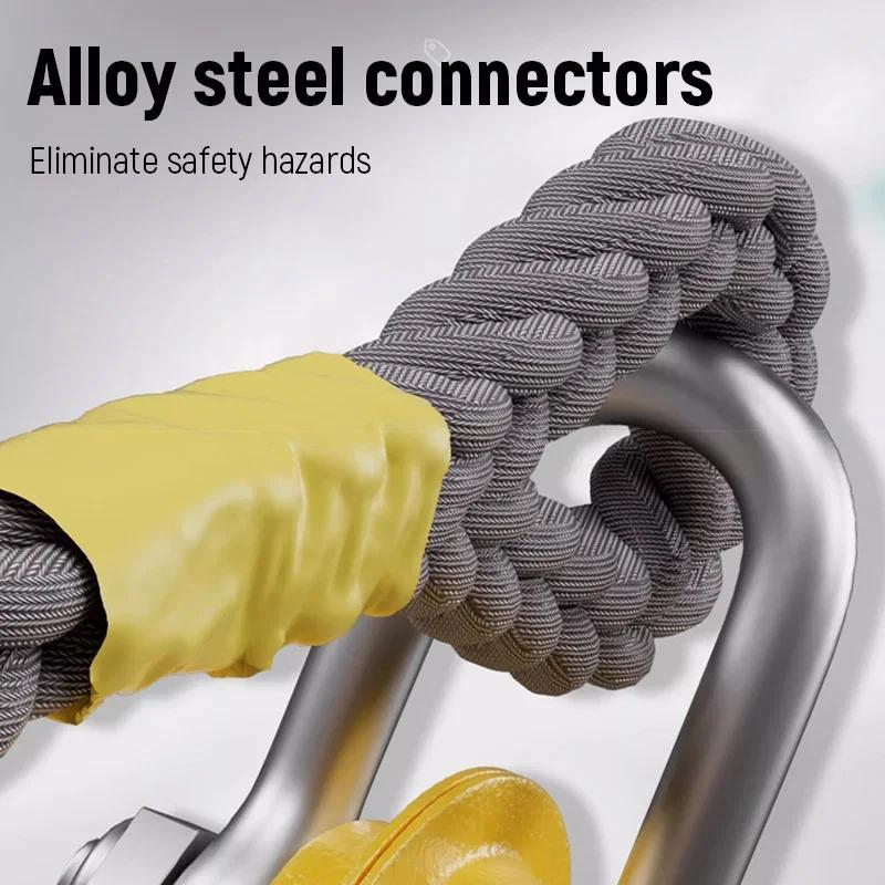 Fall Arrester 5m/10m/15m Fall Protection Device 150kg-300kg Heavy Duty Cargo Elevator Crane Self-Locking Airborne Fall Arrestor