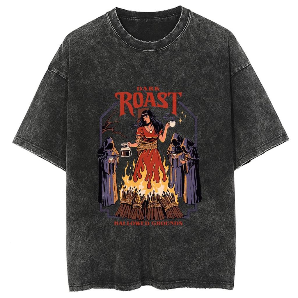 Hororová komiksová série Už jsme tam? Cestovní hry pro děti Potisk Trička Vintage Bavlněná trička Dárkové oblečení