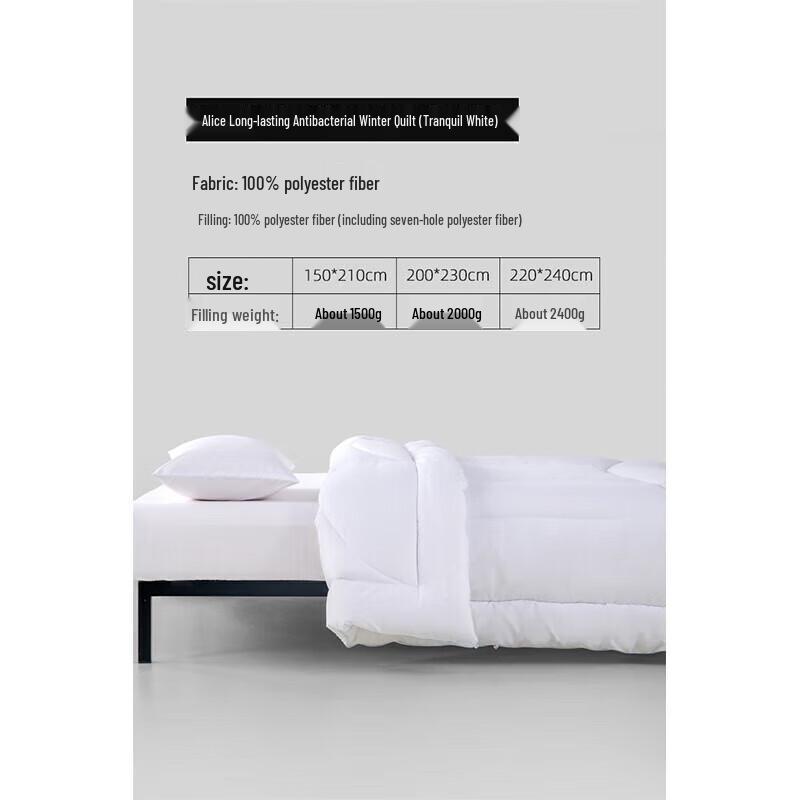 Mercury Home Textiles Alice Antibacterial All-Season Duvet