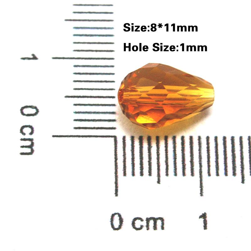 Teardrop Glass Crystal Beads for DIY Jewelry Making
