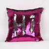 Diy Reversible Sequin Glitter Sofa Cushion Cover Pillow Case Double Color Gift