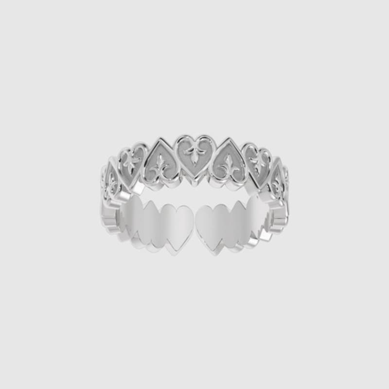 MUSEE.ART Eternal heart freesize ring