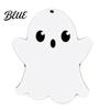 Modern Minimalist Halloween Props Wooden Ghost Hanging Sign Spooky Wood Sign with Jute Rope Cute Easy Install Party Wall Decor Decor Rustic