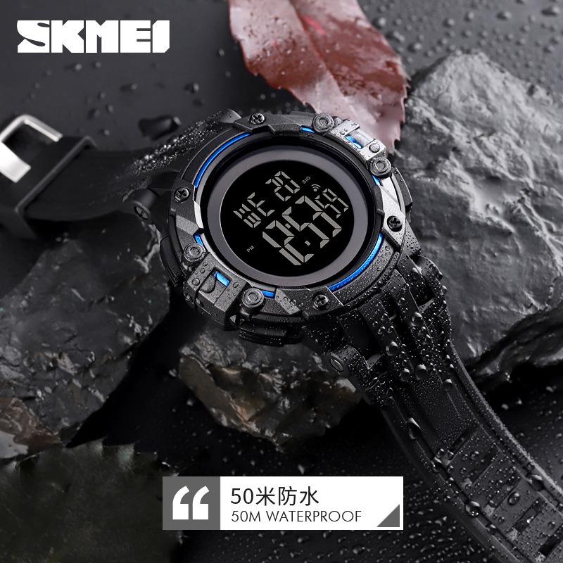 Outdoor Mountaineering Male Student Electronic Watch Multifunctional Non-mechanical Men's Waterproof Electronic Watch