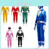 Costum Rangers Pentru Copii Și Adulți Cu Salopetă Durabilă Și Mască Personaj**