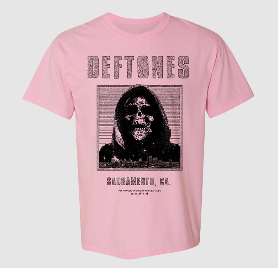 

Футболка Deftones Pink Deathtones Размер S-5XL Comfort Colors Фанмейд Унисекс Футболка XXL