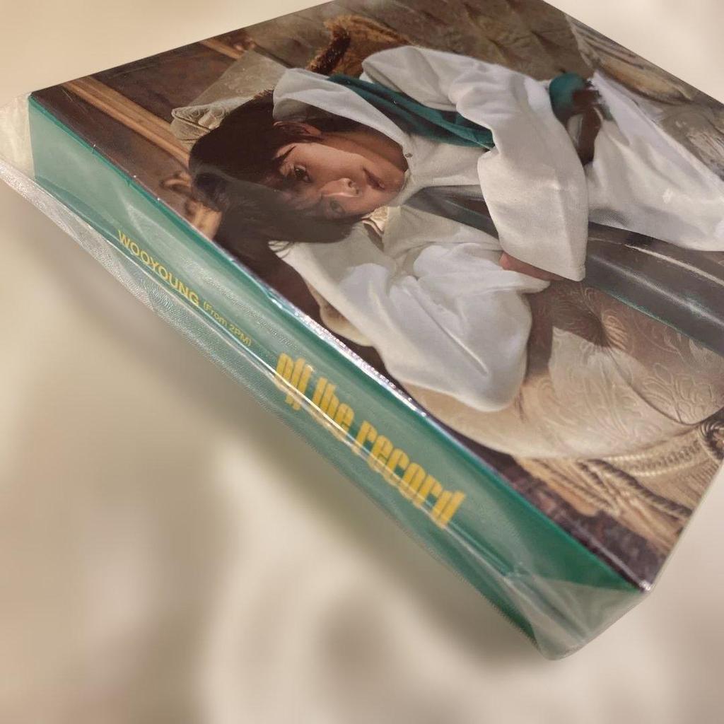 [USED] 2PM Wooyoung "Of the Record" 2 types CD + BOX + bonus clear file card