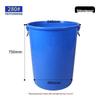 Large Capacity Thick Round Plastic Trash Can for Commercial Kitchens, Catering, Classrooms, Hotels, and Sanitation