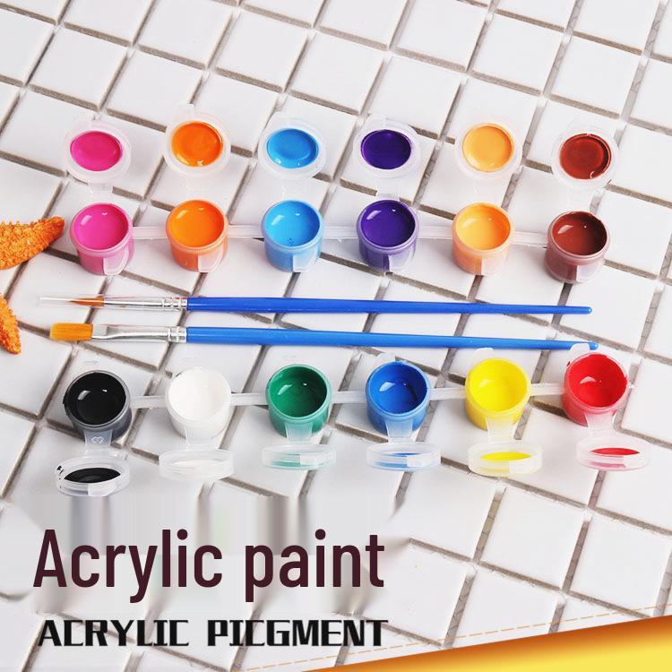 Aroma Gypsum Doll DIY Acrylic Painting Kit with 3ml Palette & Tray