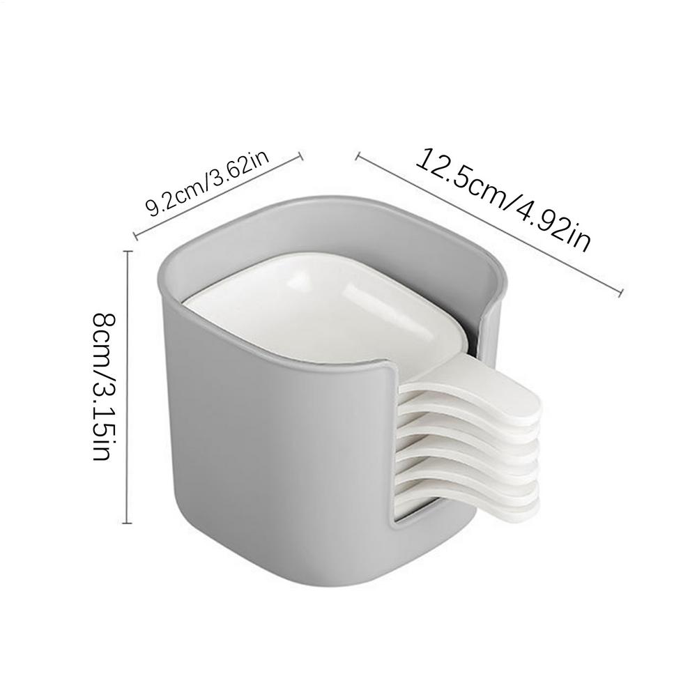 Dipping Sauce Bowls Small Dip Bowls With Storage Box Portable Soy Sauce Dish 6x Seasoning Sauce Tray For Side Dish Ketchup Soy