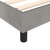 Vidaxl Kontinentalbett Mit Matratze, Hellgrau, Samt, 90X200 Cm