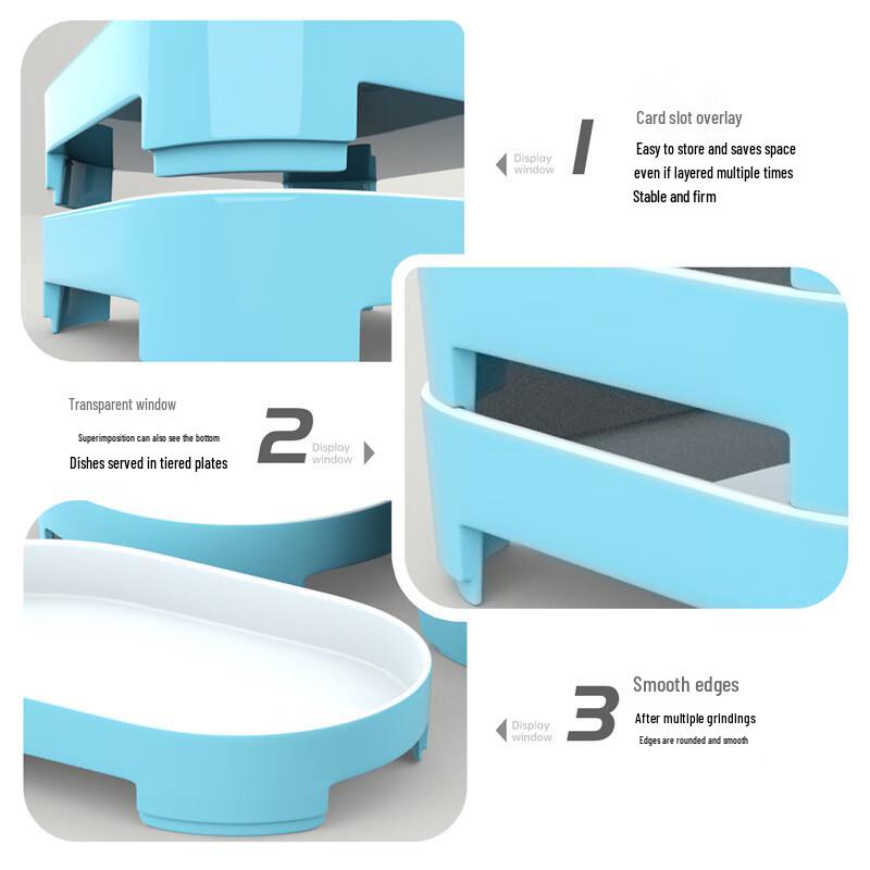 Melamine Compartment Buffet Serving Plate