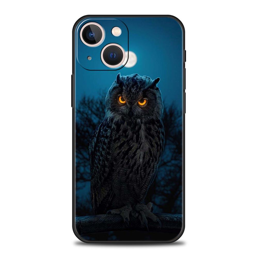 

Роскошный чехол для телефона для iPhone 11 12 13 15 16 14 Pro Max X XR XS 7 8 Plus 2020 Мягкий силиконовый чехол Мультяшная девушка Подарки Милая сова iPhone 7 8 SE