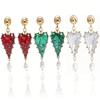 1 Pair Vintage Elegant Heart-Shaped Pearl Earrings, Luxury Gift for Valentine's Day, Christmas, Suitable for Women's Daily Wear and Gatherings
