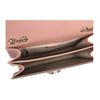 Gucci Double G Buckle Chain Lychee Grain Cowhide Messenger Bag Accordion Crossbody Shoulder Bag Large Women Bags Pink 510303-CAO0G-5806