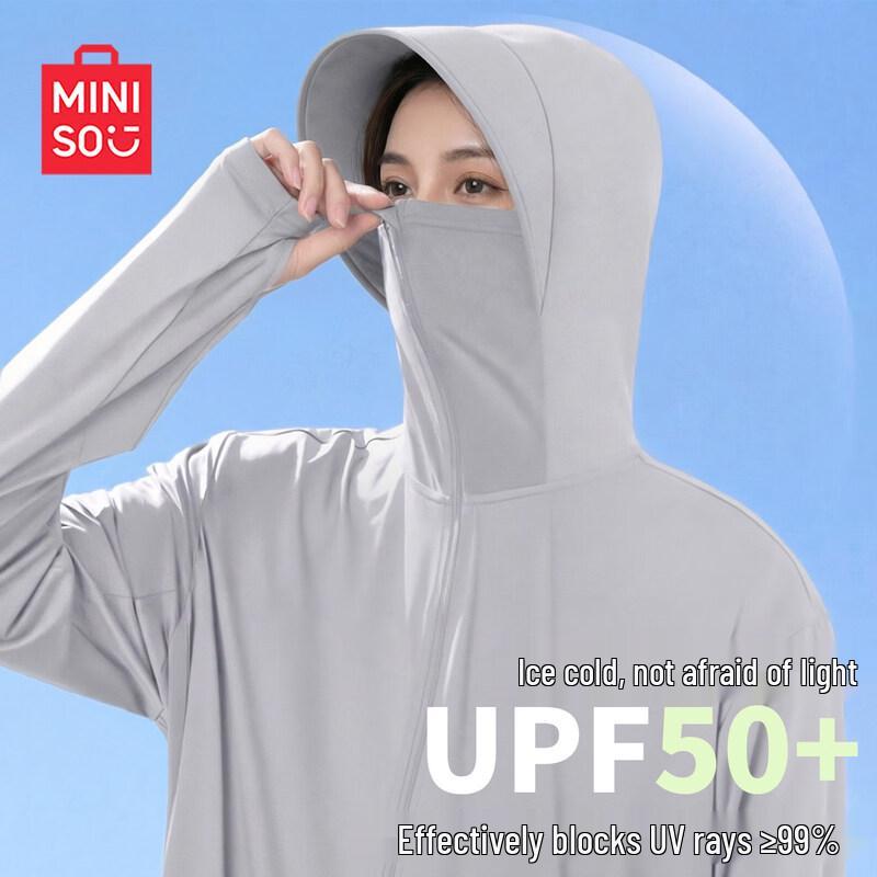MINISO Women's Ice Silk UPF50+ Sun Protection Hoodie
