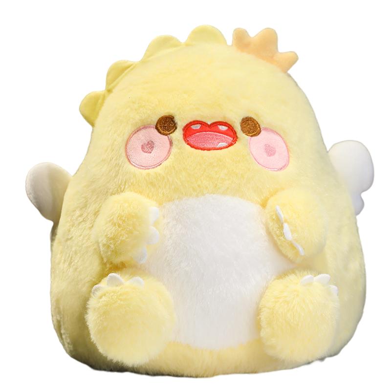 

Wings Squishmallows Dinosaur Plush Toy Stuffed Doll Home Decor Accompany Kids жовтий