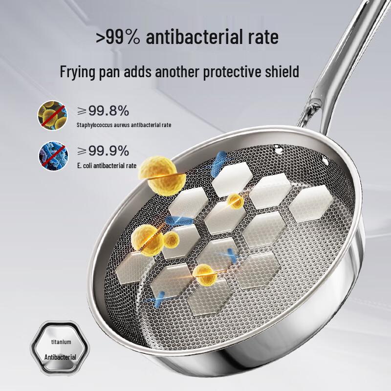 SUPOR Antihaft-Bratpfanne aus reinem Titan