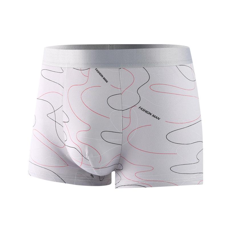 Summer Men's Underwear Men's Four Cornered Shorts Teenagers' Flat Cornered Shorts