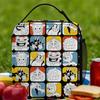 The Cupheads Collage Insulated Lunch Bag Thermal Bag Reusable,Lunch Container Game Anime Leakproof Lunch Box Tote Bento Pouch
