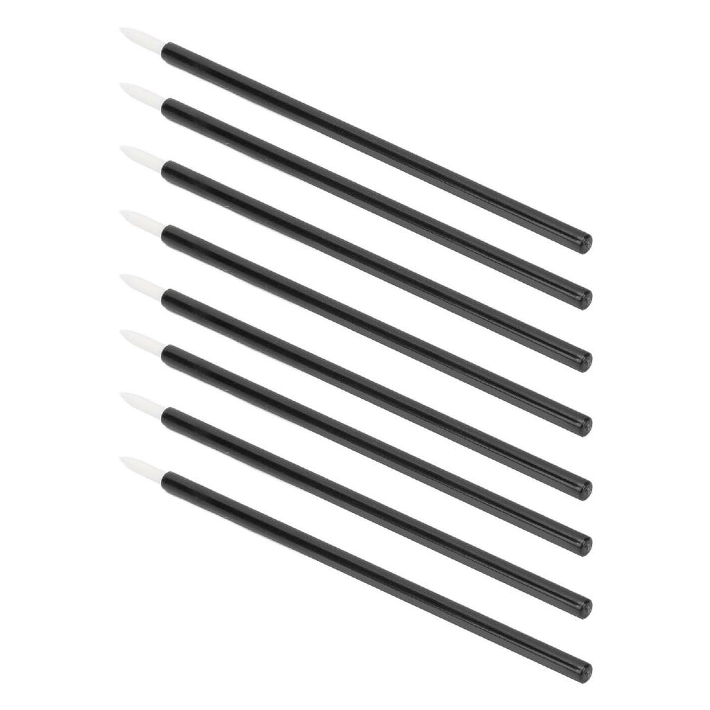 100PCS Black Eyeliner Brushes Applicator Cosmetic Eye Wands for Eyeliners Lip Liners Makeup Tool wit