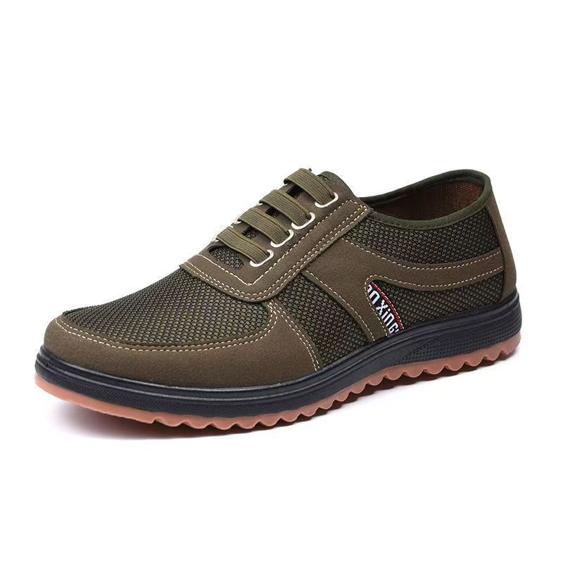 New men's shoes beef tendon sole non-slip and wear-resistant medium casual breathable shoes