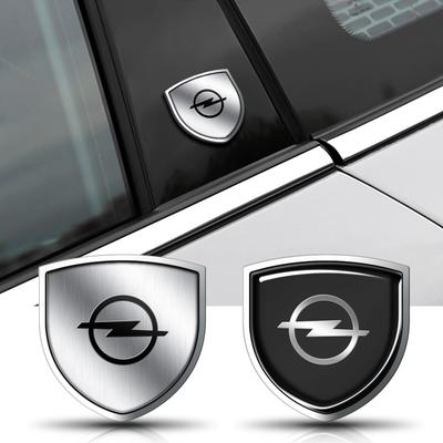For Opc Astra Vectra Corsa Zafira Insignia Car Styling Body Door Trunk Emblem Shield Badge Sticker Decor Auto Accessories
