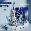 Military Mecha Aircraft Carrier & Space Rocket Building Blocks for Kids - Educational Assembly Toy