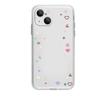 Love bow put photo Apple 16promax mobile phone case female iPhone15 transparent 14 girl heart soft case