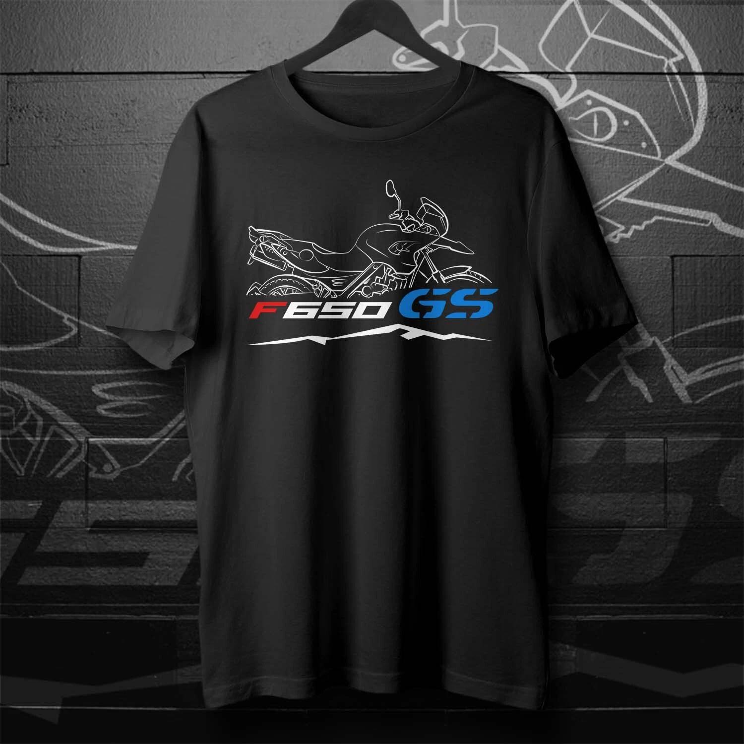 Black men s and women s T-shirt BMW F650GS XXL