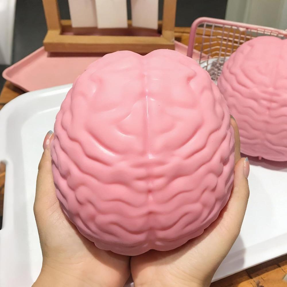 Riesige Gehirn Squishy Spielzeuge Stressabbau Sensorische Spielzeuge für Erwachsene & Kinder, Angstlinderung Fidget Spielzeuge für Autismus & ADHS Scherzartikel